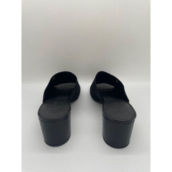 Everlane The Glove Mule Sandal Womens Sz 11 Black Re Knit Block Heel Slip On - Picture 4 of 11